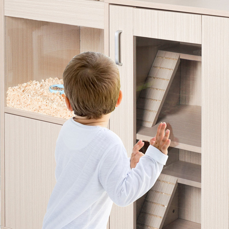 Picture of Tucker Murphy Pet™ 4-Tier Hamster Cage With Storage Cabinet | Wayfair